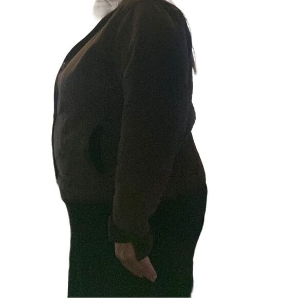 Woolrich FABULOUS Faux Suede Shearling Lined Button Up Jacket - Picture 11 of 12